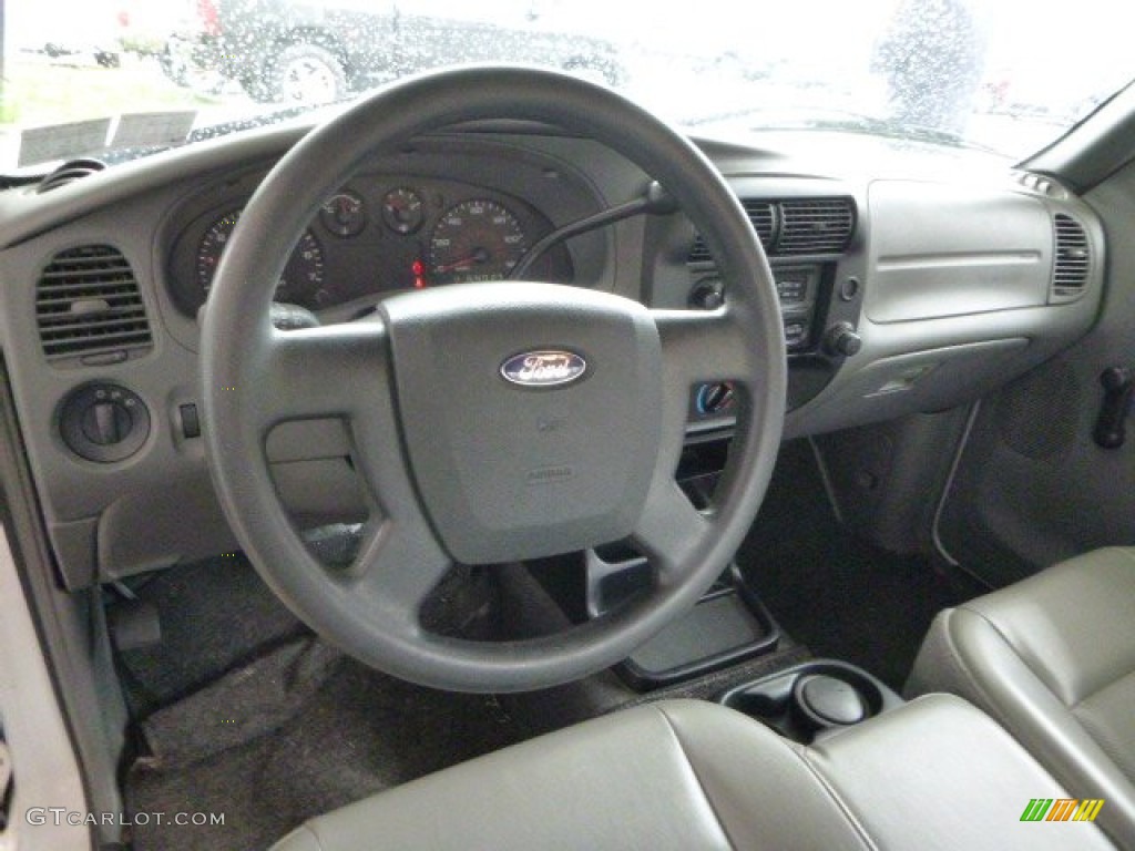2010 Ford Ranger XL Regular Cab Medium Dark Flint Dashboard Photo #79796599