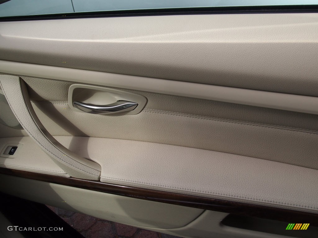 2008 3 Series 335i Coupe - Jet Black / Cream Beige photo #4