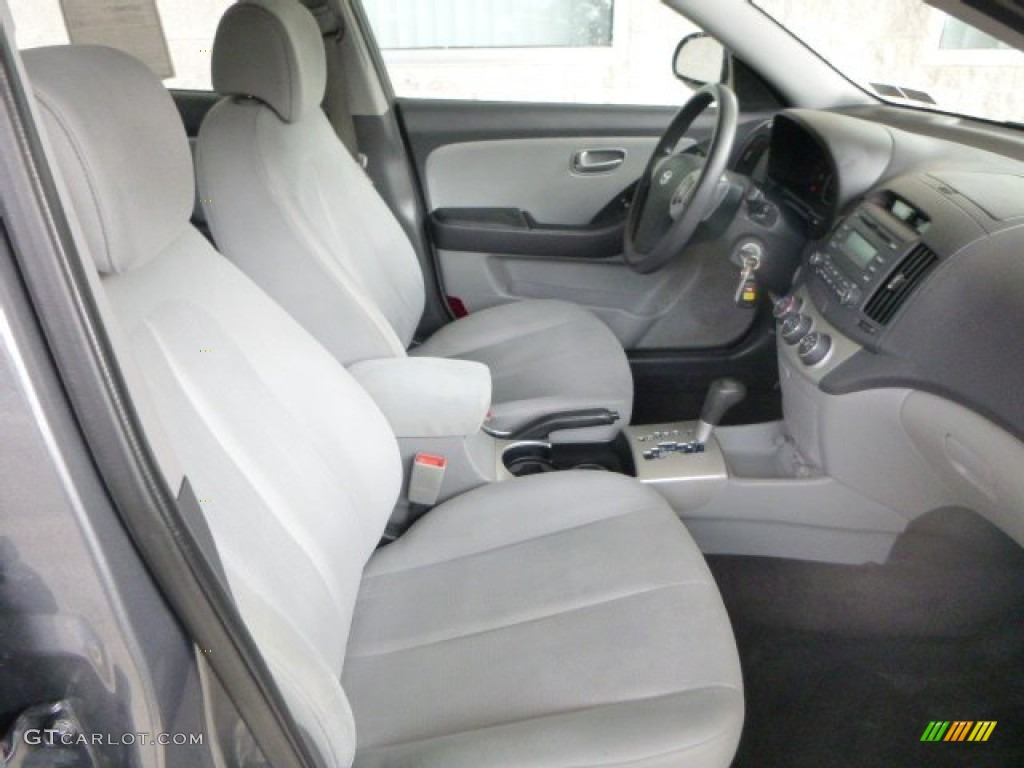 2009 Elantra GLS Sedan - Carbon Gray / Gray photo #9