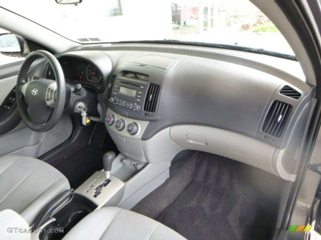 2009 Elantra GLS Sedan - Carbon Gray / Gray photo #10