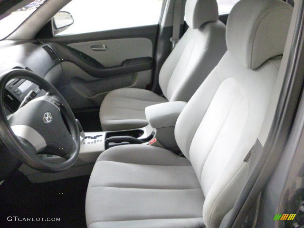 2009 Elantra GLS Sedan - Carbon Gray / Gray photo #13