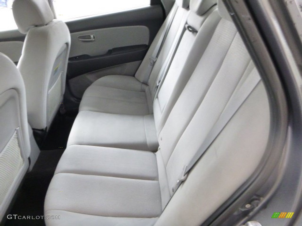 2009 Elantra GLS Sedan - Carbon Gray / Gray photo #14