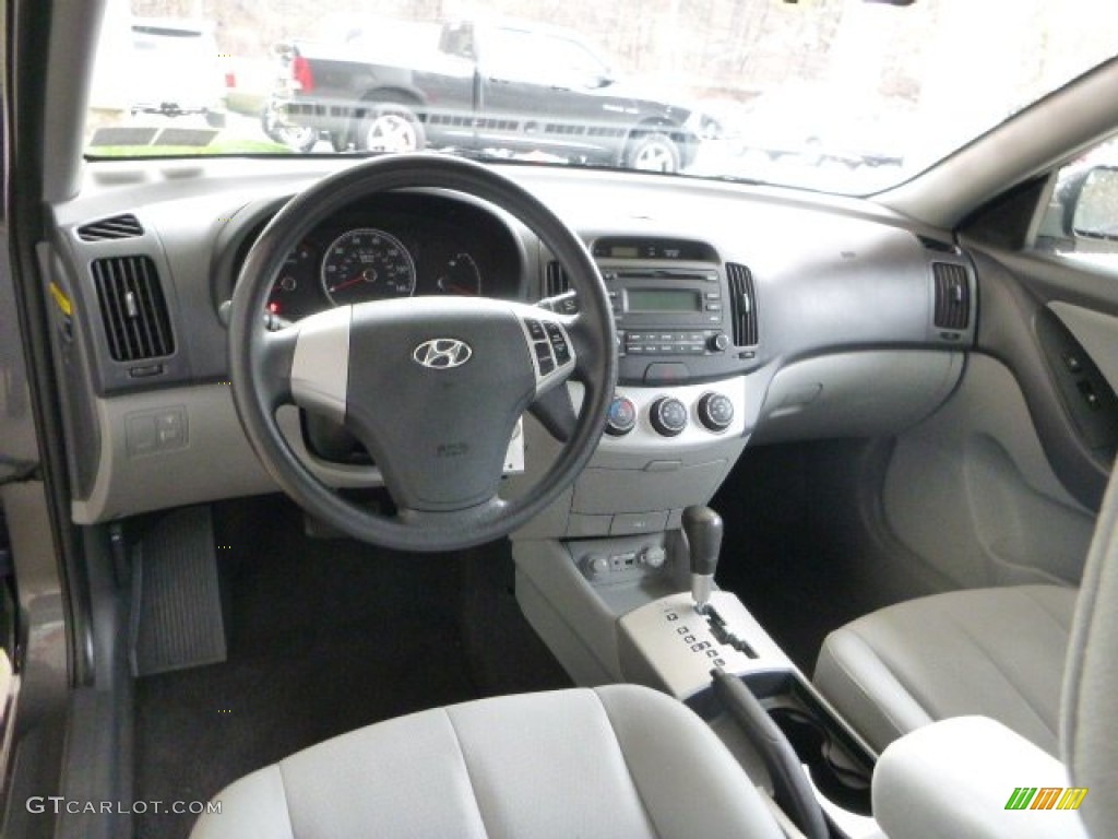 2009 Elantra GLS Sedan - Carbon Gray / Gray photo #15
