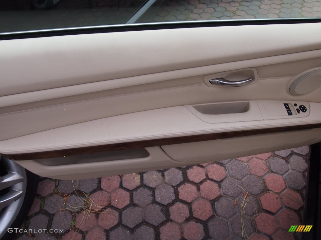 2008 3 Series 335i Coupe - Jet Black / Cream Beige photo #13