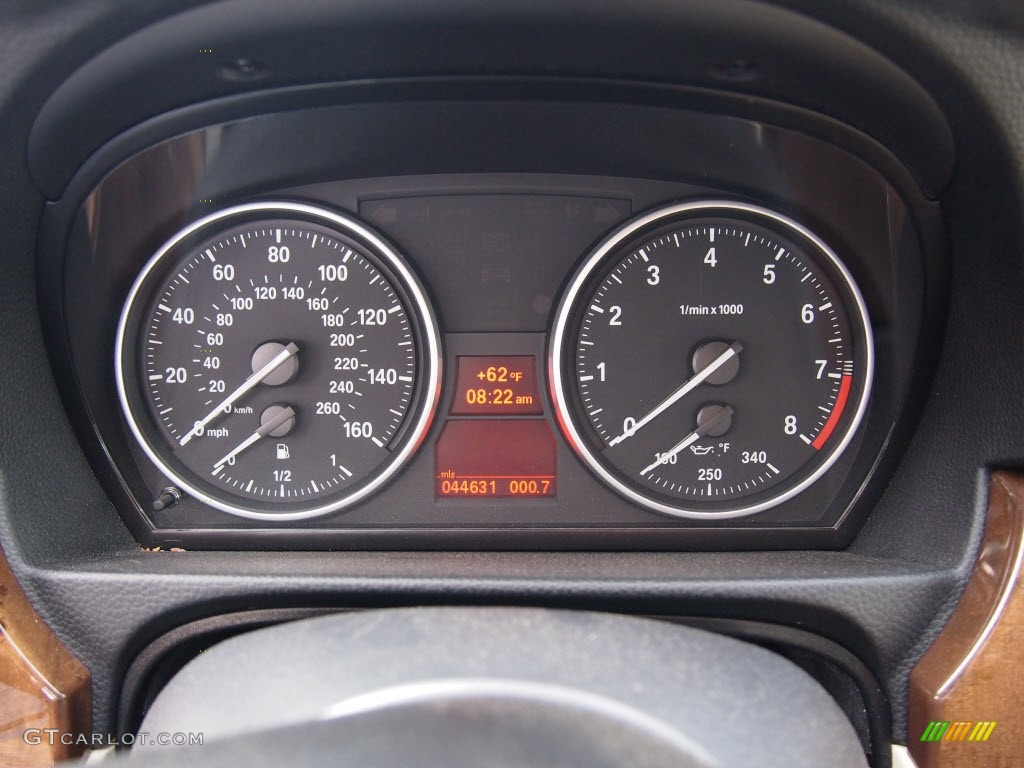 2008 3 Series 335i Coupe - Jet Black / Cream Beige photo #15
