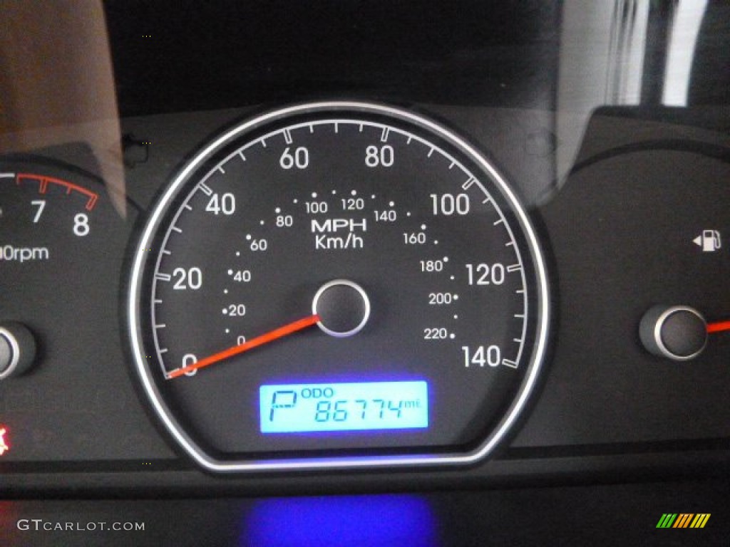 2009 Elantra GLS Sedan - Carbon Gray / Gray photo #20