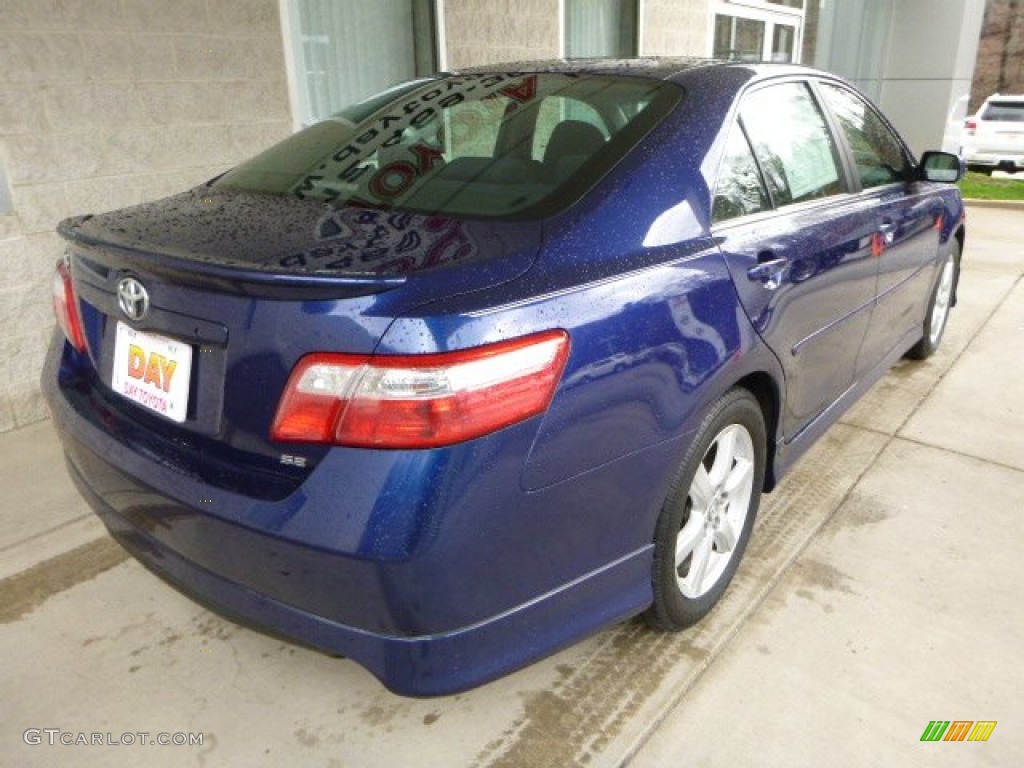 2007 Camry SE - Blue Ribbon Metallic / Dark Charcoal photo #2