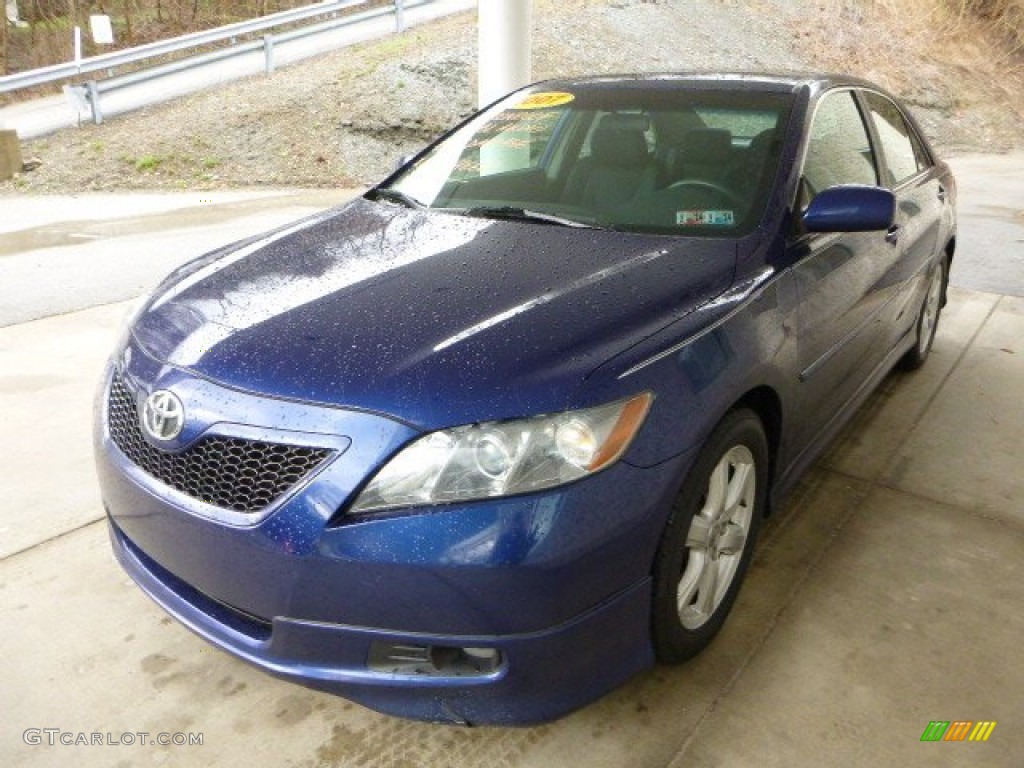Blue Ribbon Metallic 2007 Toyota Camry SE Exterior Photo #79797055