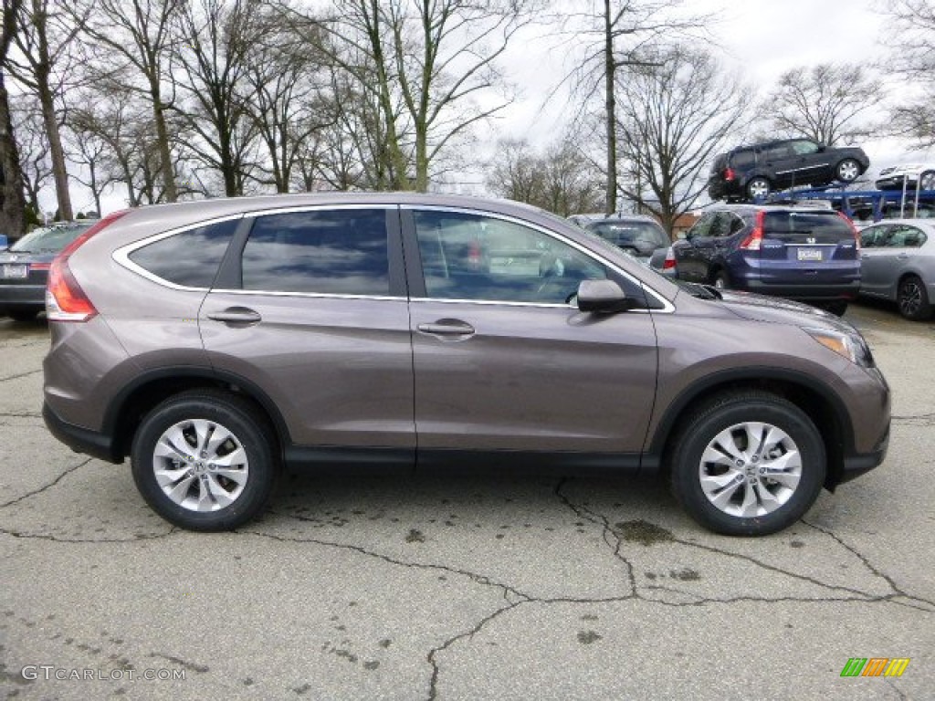 2013 CR-V EX AWD - Urban Titanium Metallic / Black photo #2