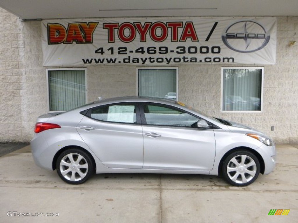 2012 Elantra Limited - Silver / Gray photo #1