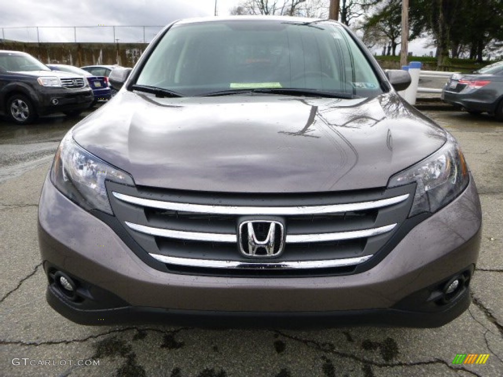2013 CR-V EX AWD - Urban Titanium Metallic / Black photo #8