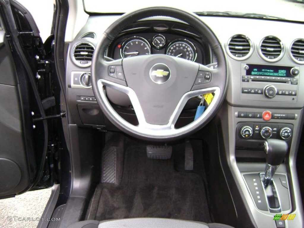 2012 Chevrolet Captiva Sport LS Black Steering Wheel Photo #79797406