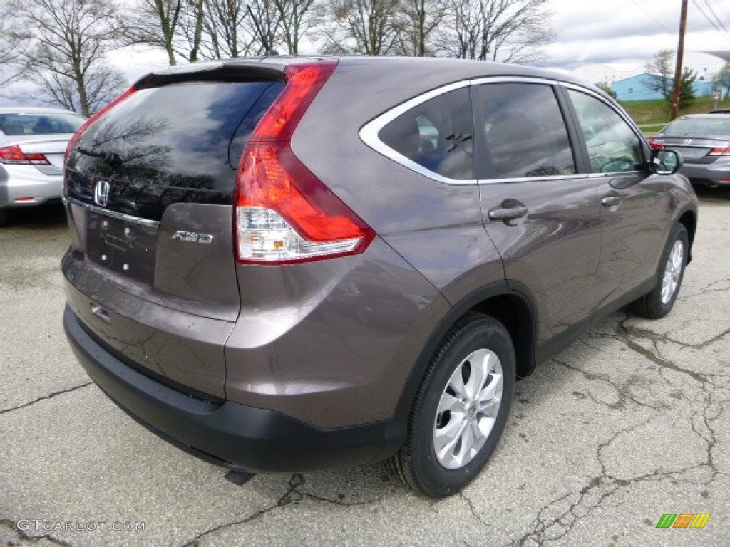 2013 CR-V EX AWD - Urban Titanium Metallic / Black photo #3