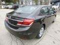Kona Coffee Metallic - Civic LX Sedan Photo No. 3
