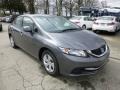 2013 Polished Metal Metallic Honda Civic LX Sedan  photo #1