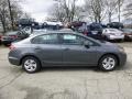 2013 Polished Metal Metallic Honda Civic LX Sedan  photo #2