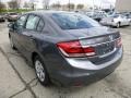 2013 Polished Metal Metallic Honda Civic LX Sedan  photo #5