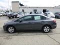 2013 Polished Metal Metallic Honda Civic LX Sedan  photo #6