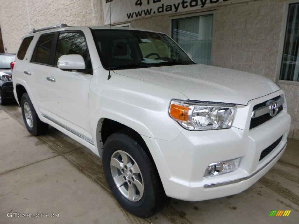 2013 4Runner SR5 4x4 - Blizzard White Pearl / Black Leather photo #7