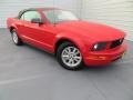 Torch Red 2007 Ford Mustang V6 Deluxe Convertible