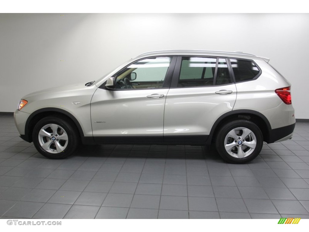 Titanium Silver Metallic 2011 BMW X3 xDrive 28i Exterior Photo #79800042