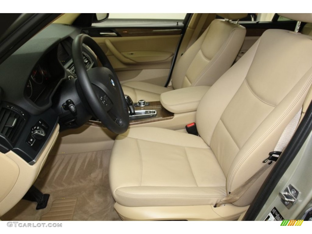 Beige Interior 2011 BMW X3 xDrive 28i Photo #79800058