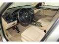 Beige Prime Interior Photo for 2011 BMW X3 #79800166