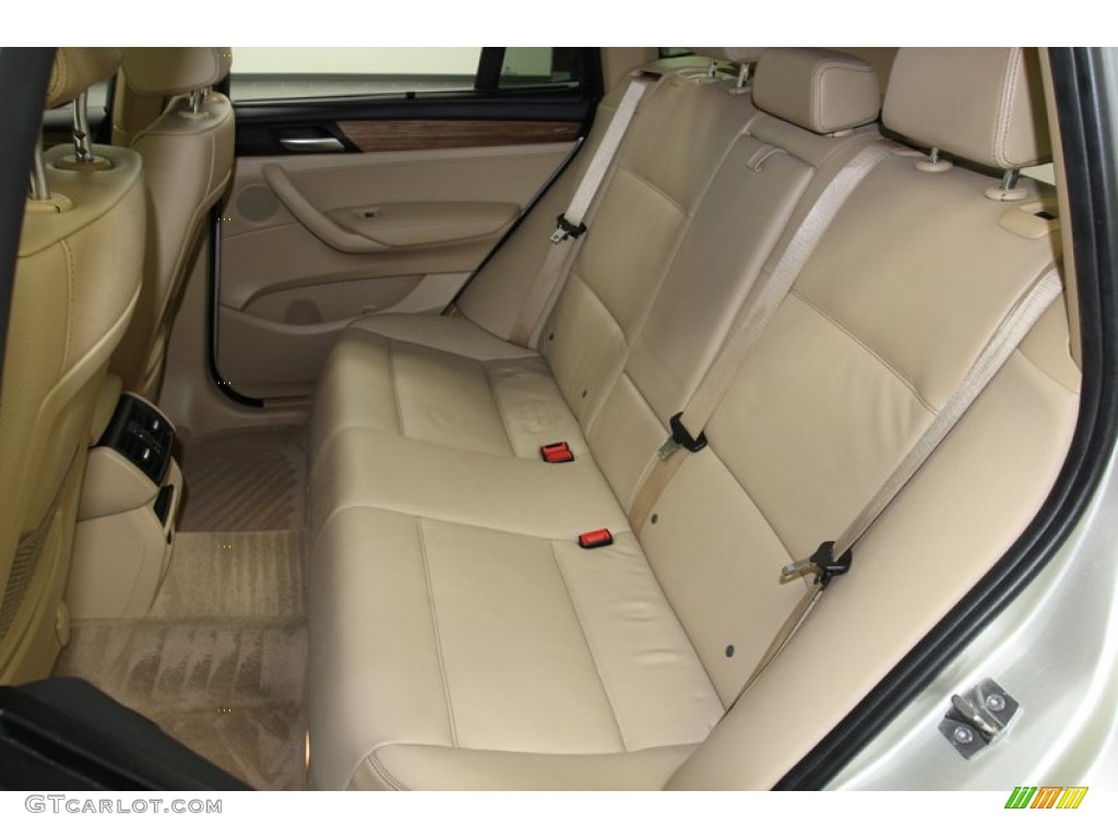 Beige Interior 2011 BMW X3 xDrive 28i Photo #79800181