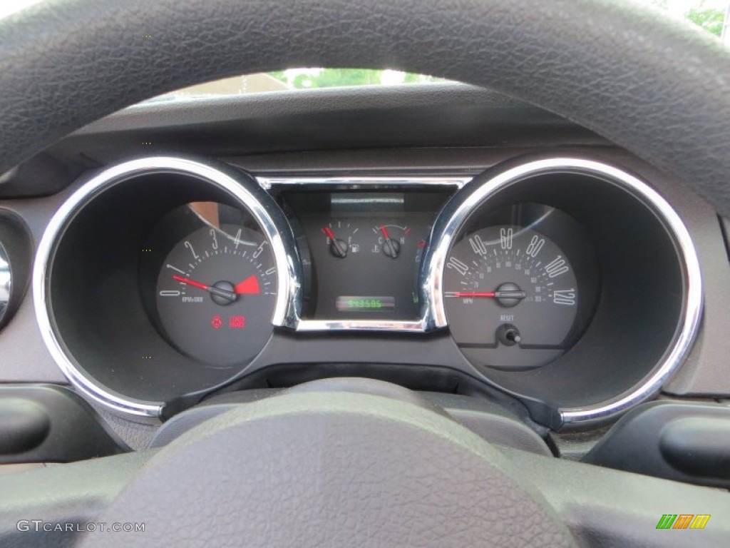 2007 Ford Mustang V6 Deluxe Convertible Gauges Photo #79800238