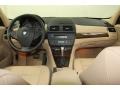 2009 BMW X3 Sand Beige Interior Dashboard Photo