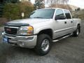 2005 Silver Birch Metallic GMC Sierra 1500 SLT Crew Cab 4x4  photo #5