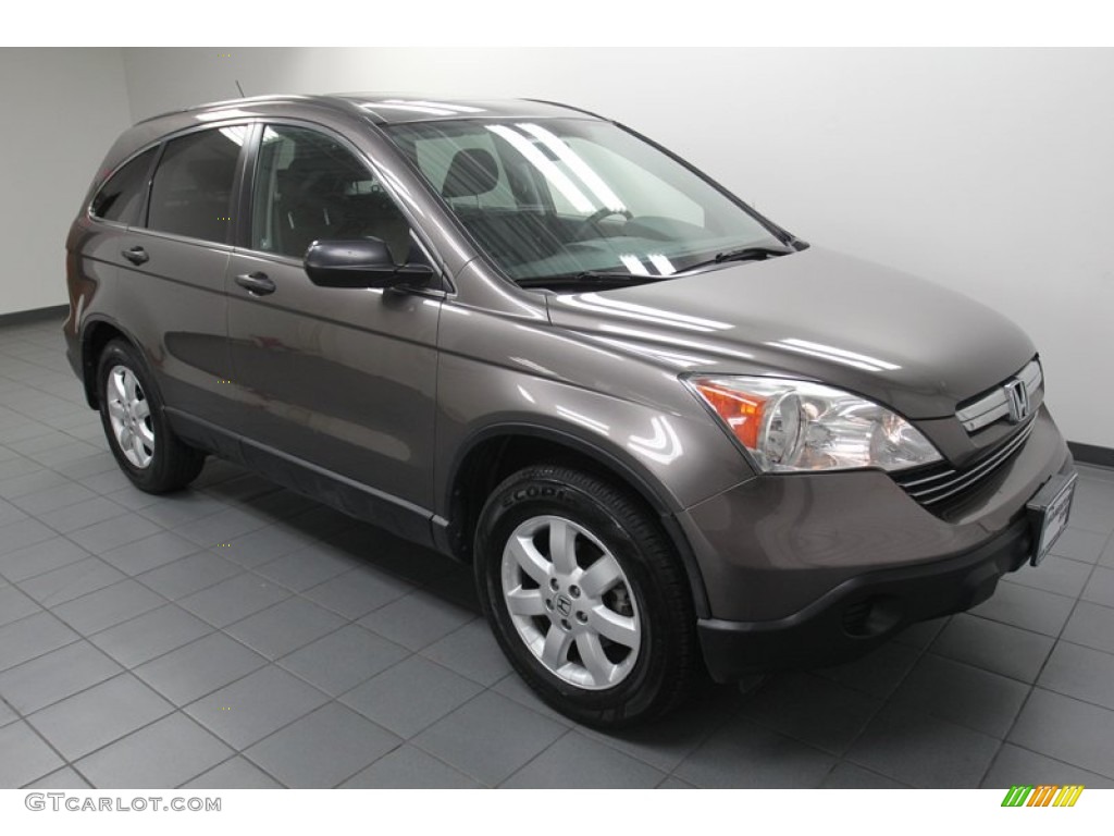 2009 CR-V EX - Urban Titanium Metallic / Black photo #8