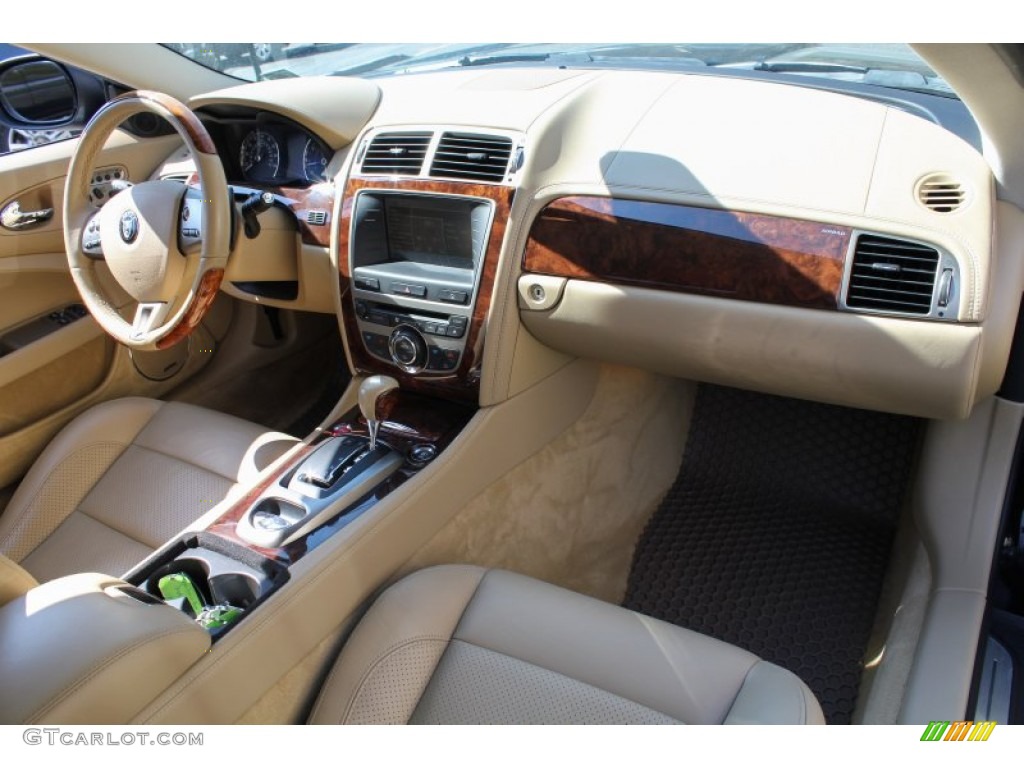 2007 Jaguar XK XK8 Coupe Caramel Dashboard Photo #79803250