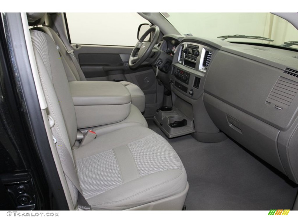 2008 Ram 1500 Lone Star Edition Quad Cab - Brilliant Black Crystal Pearl / Medium Slate Gray photo #34