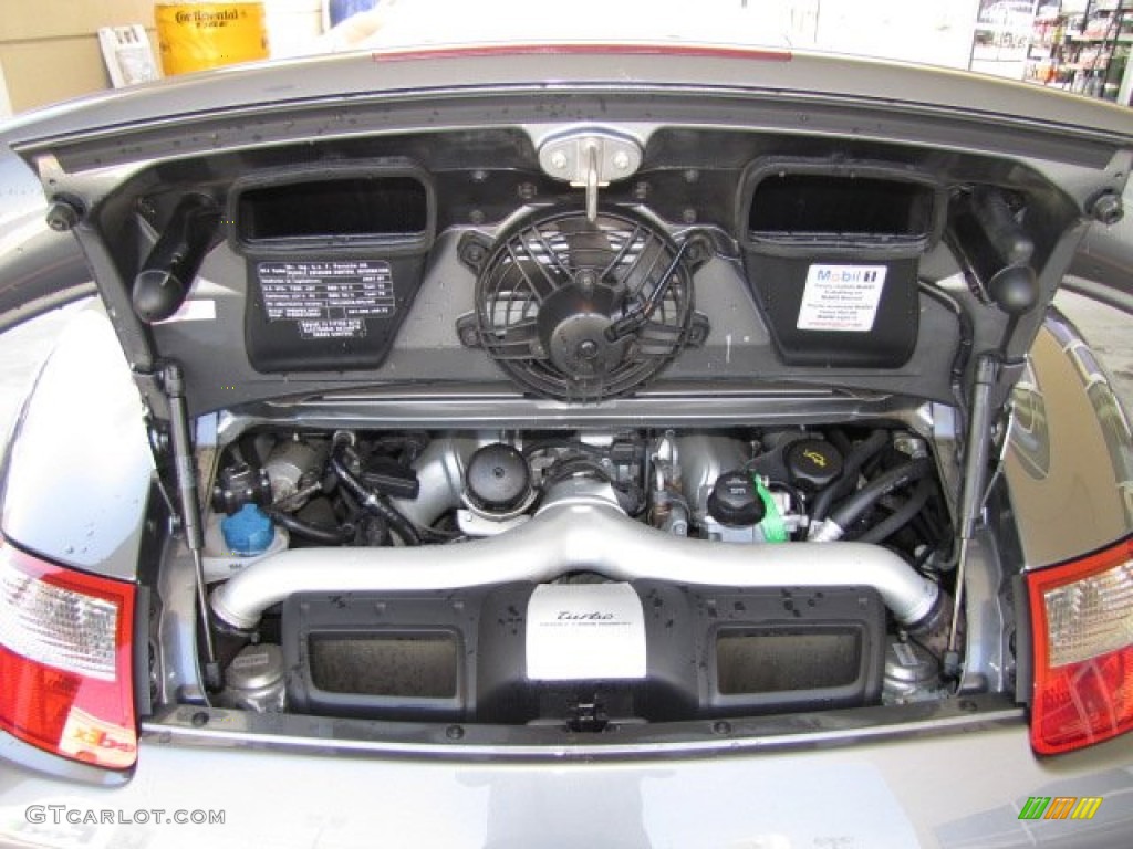 2007 911 Turbo Coupe - Meteor Grey Metallic / Black photo #43