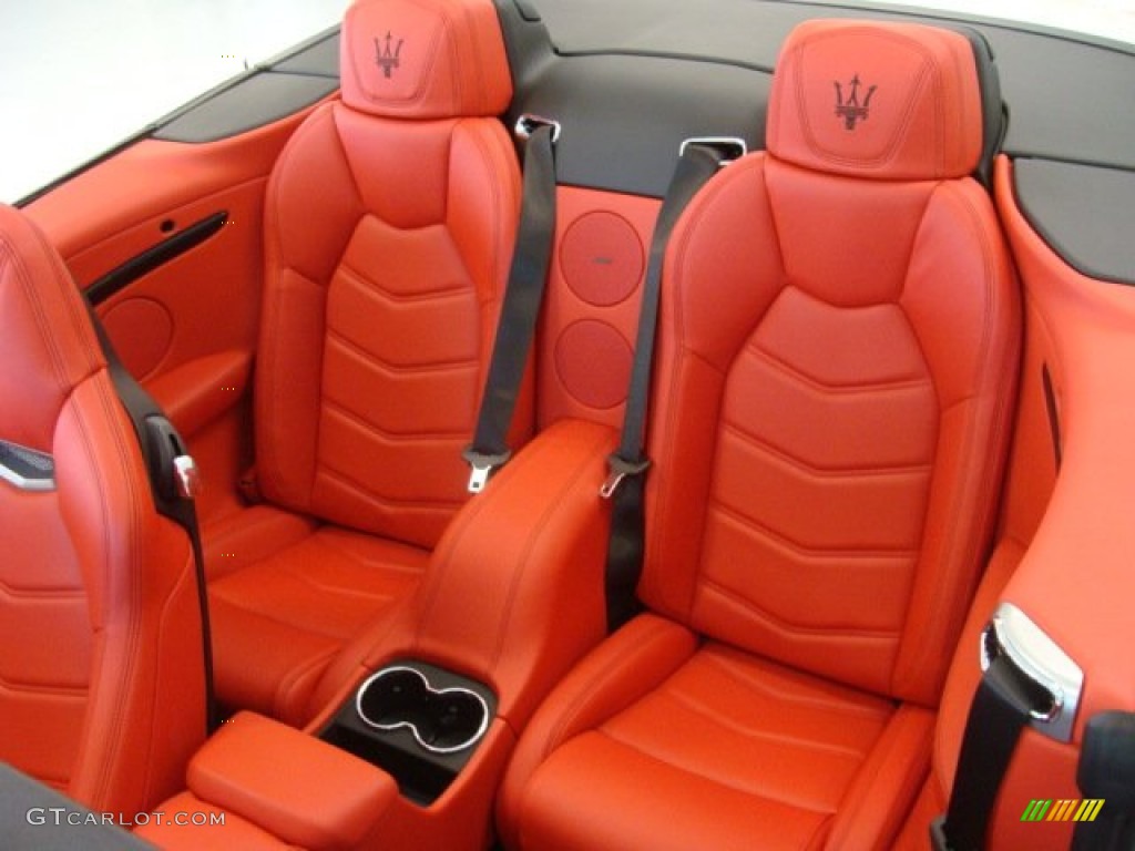 Rosso Corallo Interior 2013 Maserati GranTurismo Convertible GranCabrio MC Photo #79804330