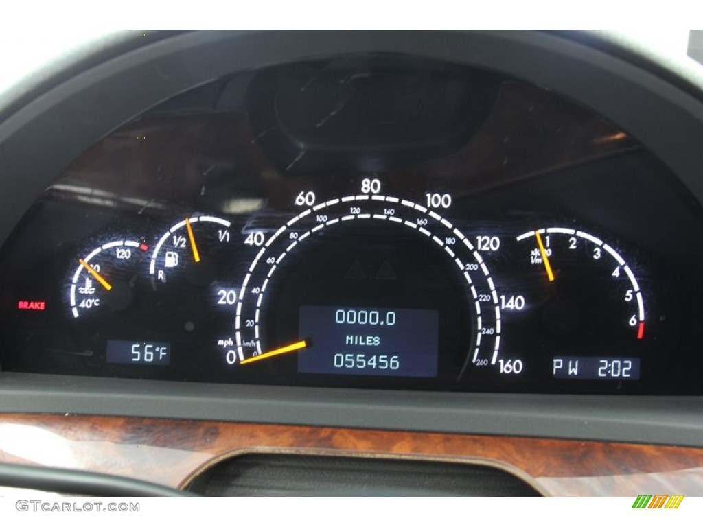 2000 Mercedes-Benz S 500 Sedan Gauges Photos