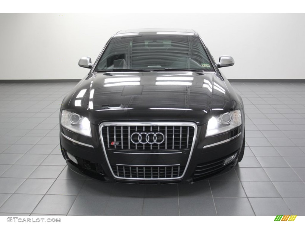 2008 S8 5.2 quattro - Brilliant Black / Black photo #6