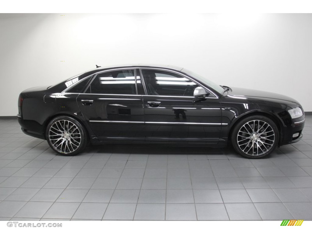 Brilliant Black 2008 Audi S8 5.2 quattro Exterior Photo #79805845