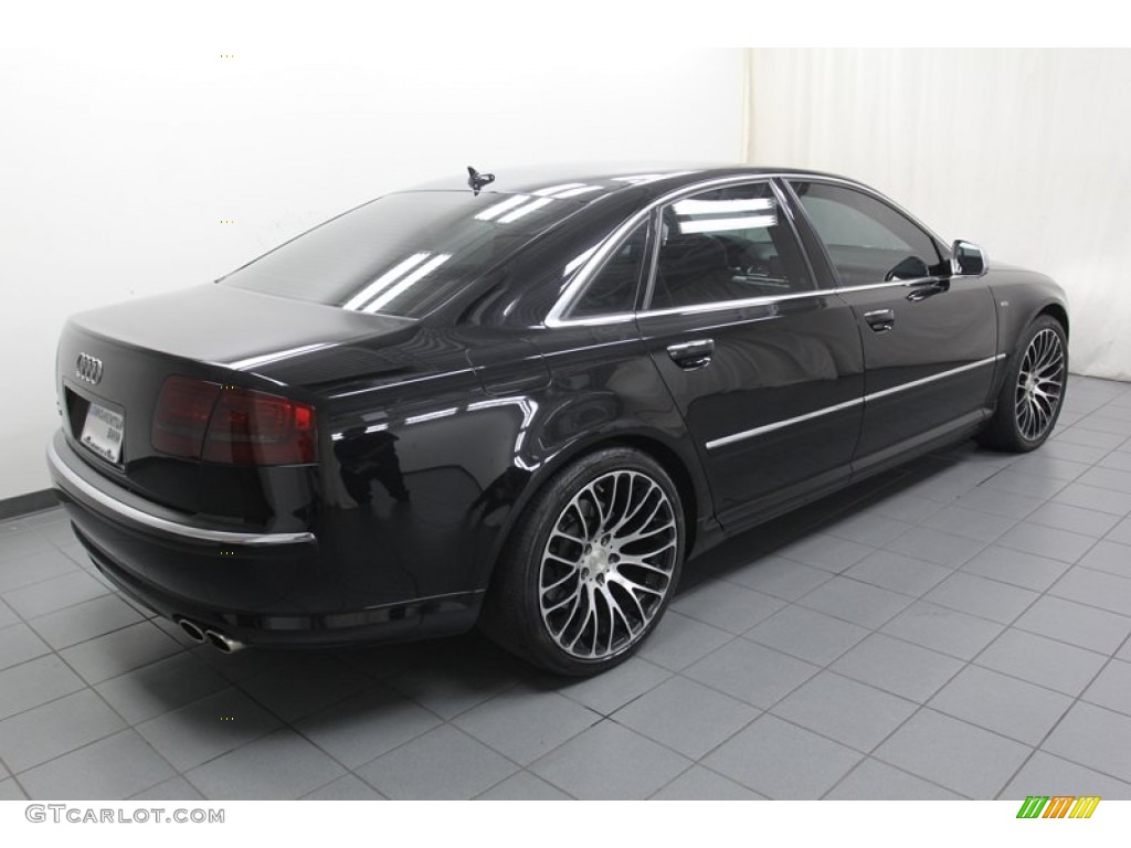 2008 S8 5.2 quattro - Brilliant Black / Black photo #11