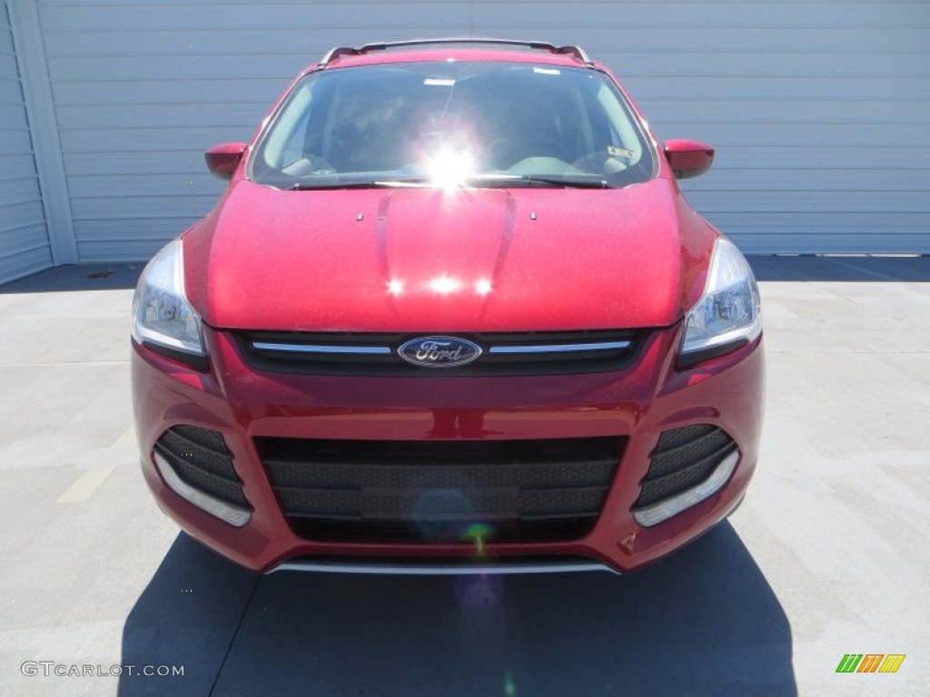 2013 Escape SE 2.0L EcoBoost - Ruby Red Metallic / Medium Light Stone photo #10