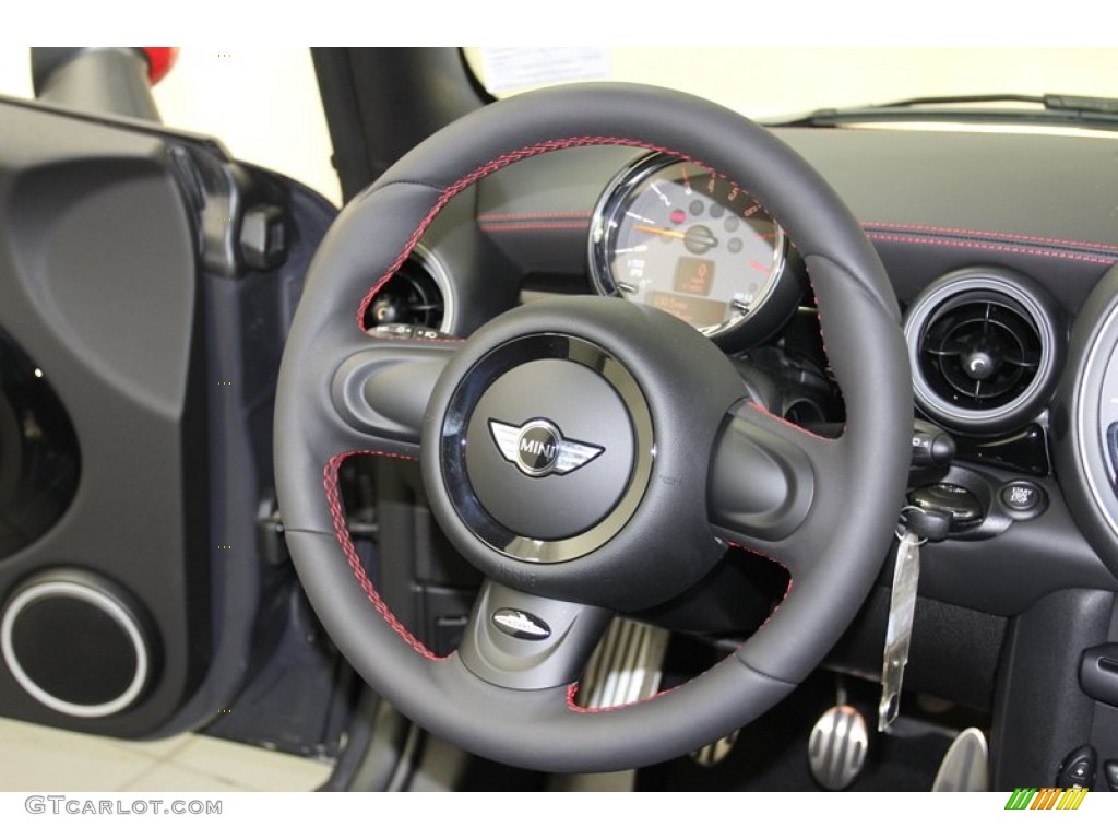 2013 Mini Cooper John Cooper Works GP GP Recaro Sport Black/Dinamica Steering Wheel Photo #79806529