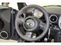 2013 Mini Cooper GP Recaro Sport Black/Dinamica Interior Steering Wheel Photo