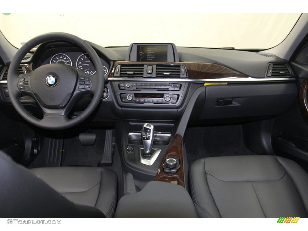 2013 BMW 3 Series 328i Sedan Black Dashboard Photo #79807599