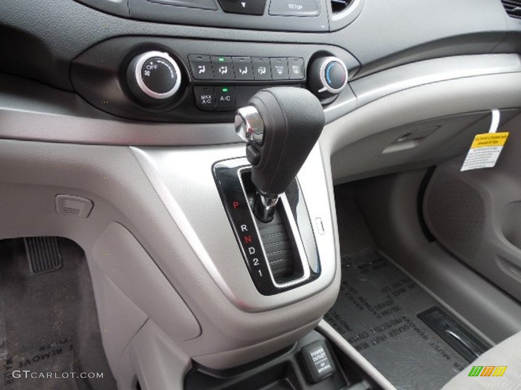 2013 CR-V LX AWD - Alabaster Silver Metallic / Gray photo #12