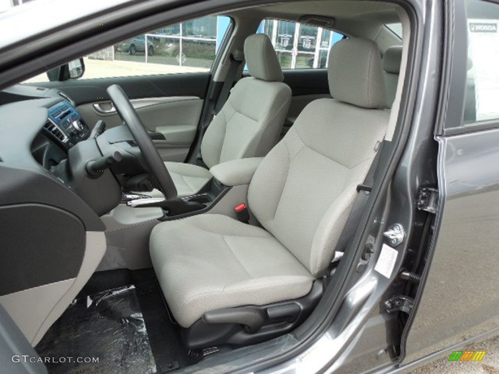 Gray Interior 2013 Honda Civic EX Sedan Photo #79808276
