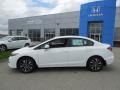 2013 Taffeta White Honda Civic EX Sedan  photo #2