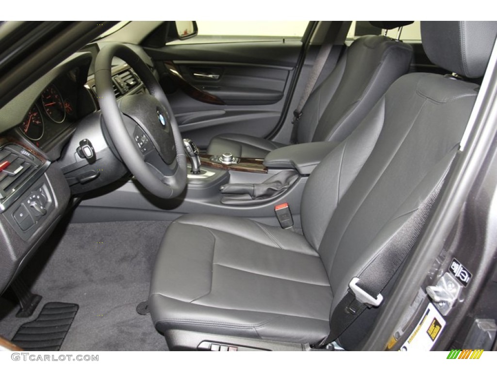 Black Interior 2013 BMW 3 Series 328i Sedan Photo #79808704