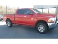 2011 Flame Red Dodge Ram 2500 HD SLT Crew Cab 4x4  photo #2