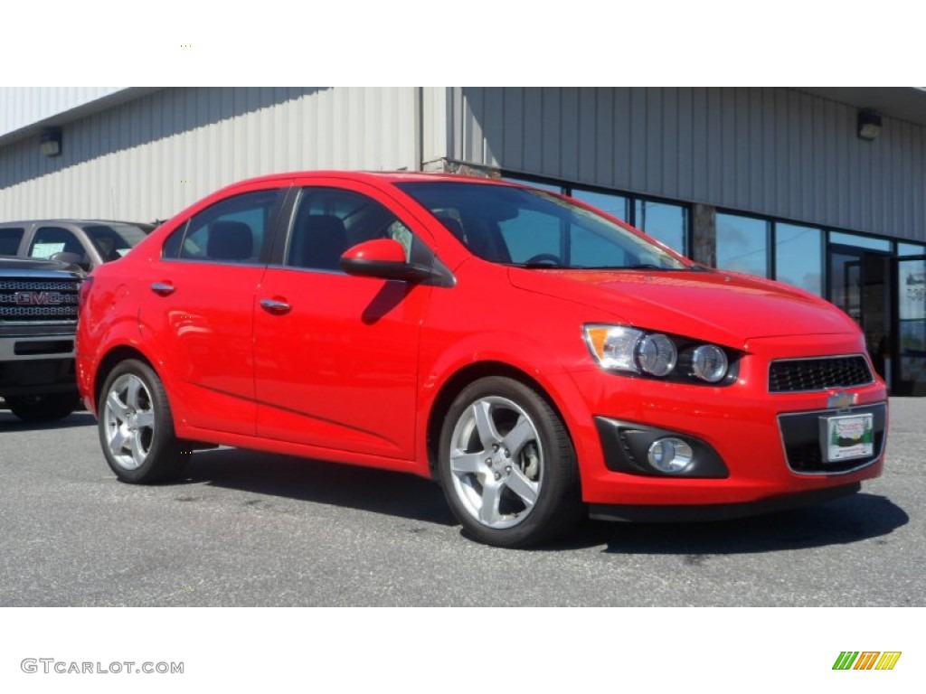 Victory Red Chevrolet Sonic